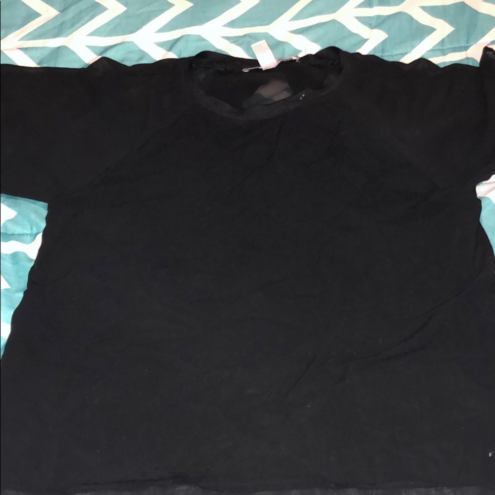 a simple black shirt